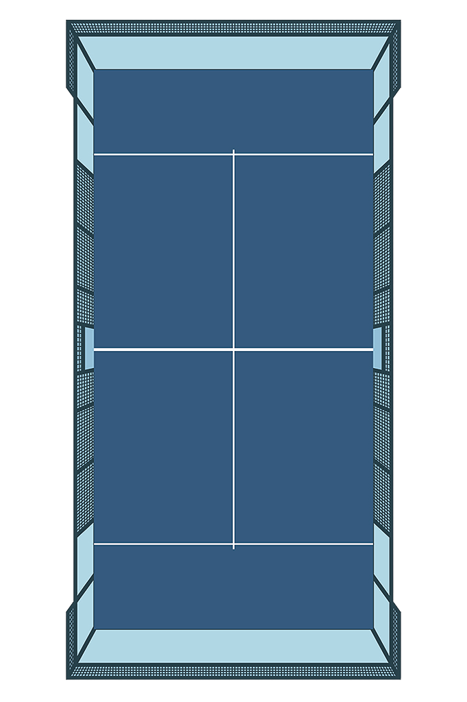 terrain de padel personnalisé