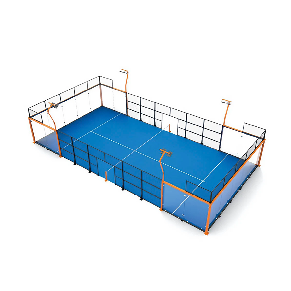 Cour de padel panoramique