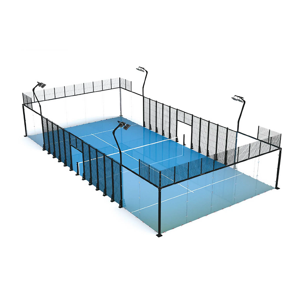 Terrain de padel en plein air